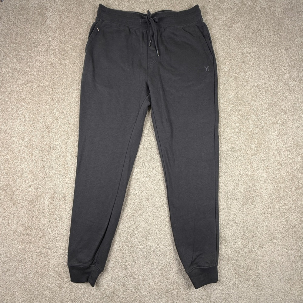 Hurley Mens Fleece Lined Jogger Sweatpants Gray HMS25-18145 Size Medium